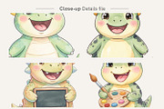 School Dino Sublimation, an Illustration by Artnoy (Thumbnail 5 of 8)
