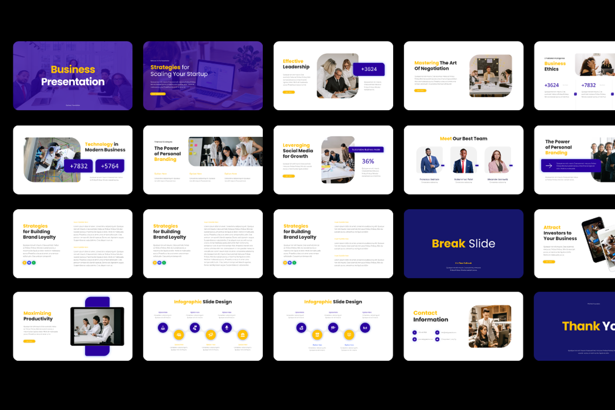 Business Presentation Template preview 2