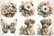 Whimsical Spring Clipart Bundle, a Transportation Illustration by Digital Artistic99 (Thumbnail 4 of 11)