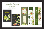 Matcha Dessert,Japanese watercolor, a Food Illustration by CreativeValuation (Thumbnail 4 of 13)