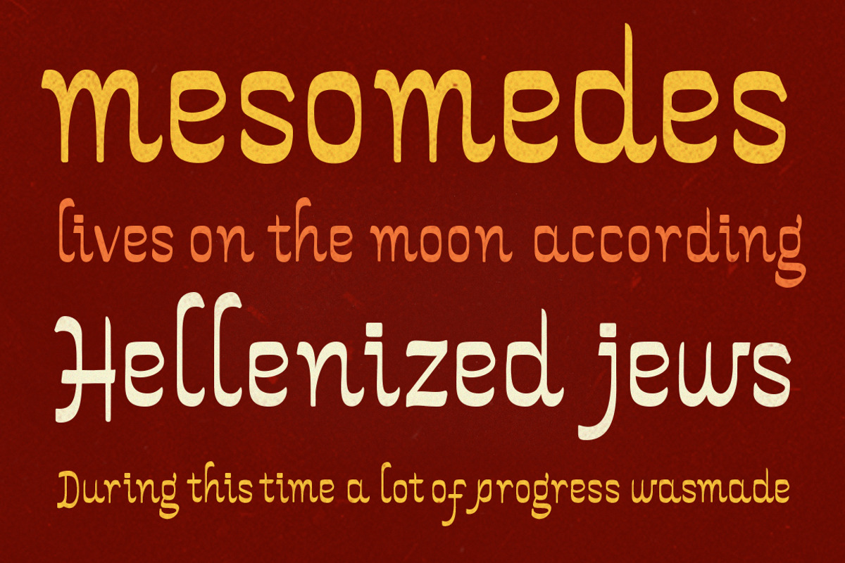 Wintha Typeface preview 2