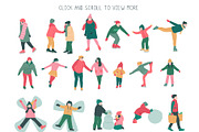 Winter Holiday Illustration, a Background Graphic by CreativeChristiana (Thumbnail 4 of 12)