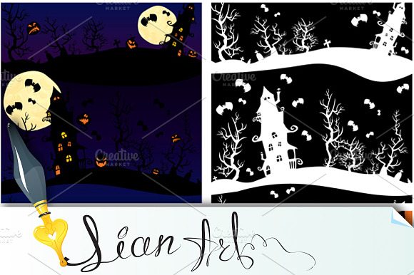 Seamless Patterns Halloween