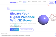 NextGenX – Landing Page, a Landing Page Template by Modern Templates Studios (Thumbnail 1 of 7)