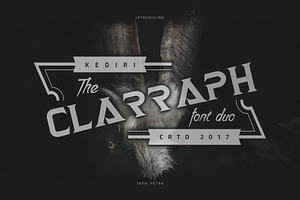 Clarraph Display Font Duo