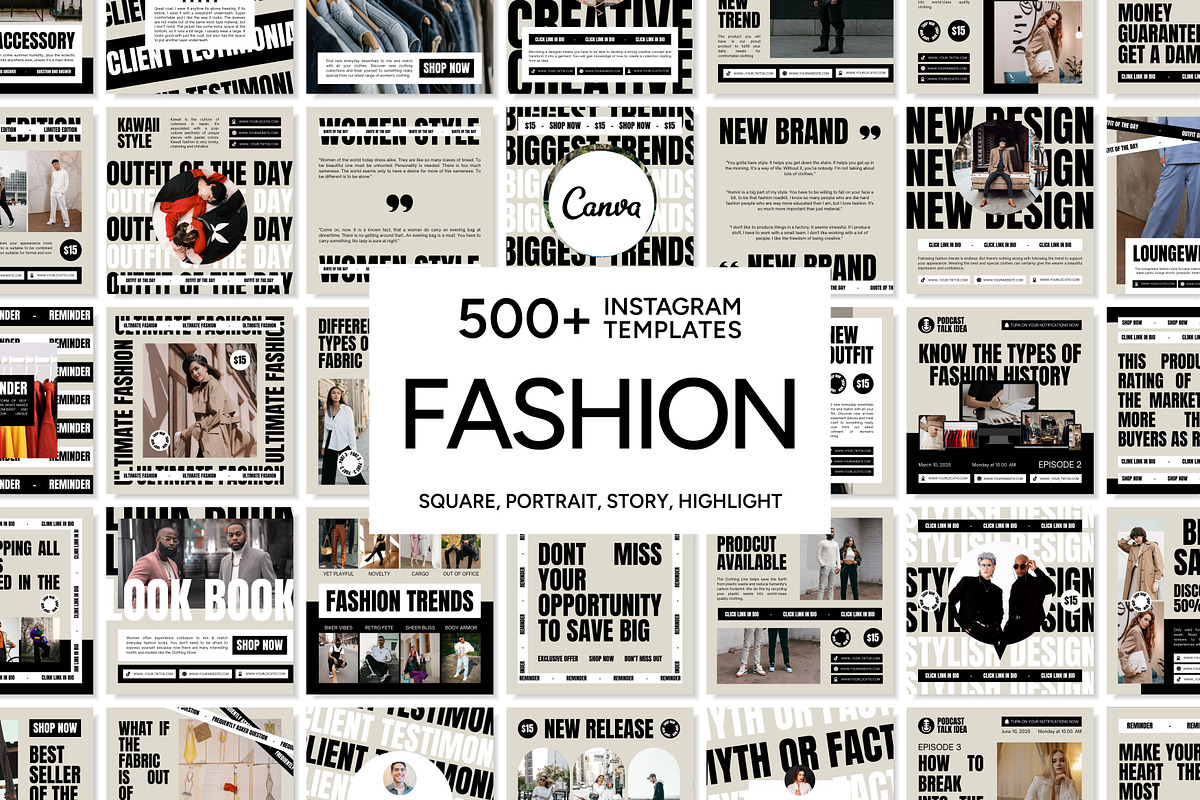 Fashion Cream Template, a Social Media Template by Kalubuak (Photo 1 of 10)
