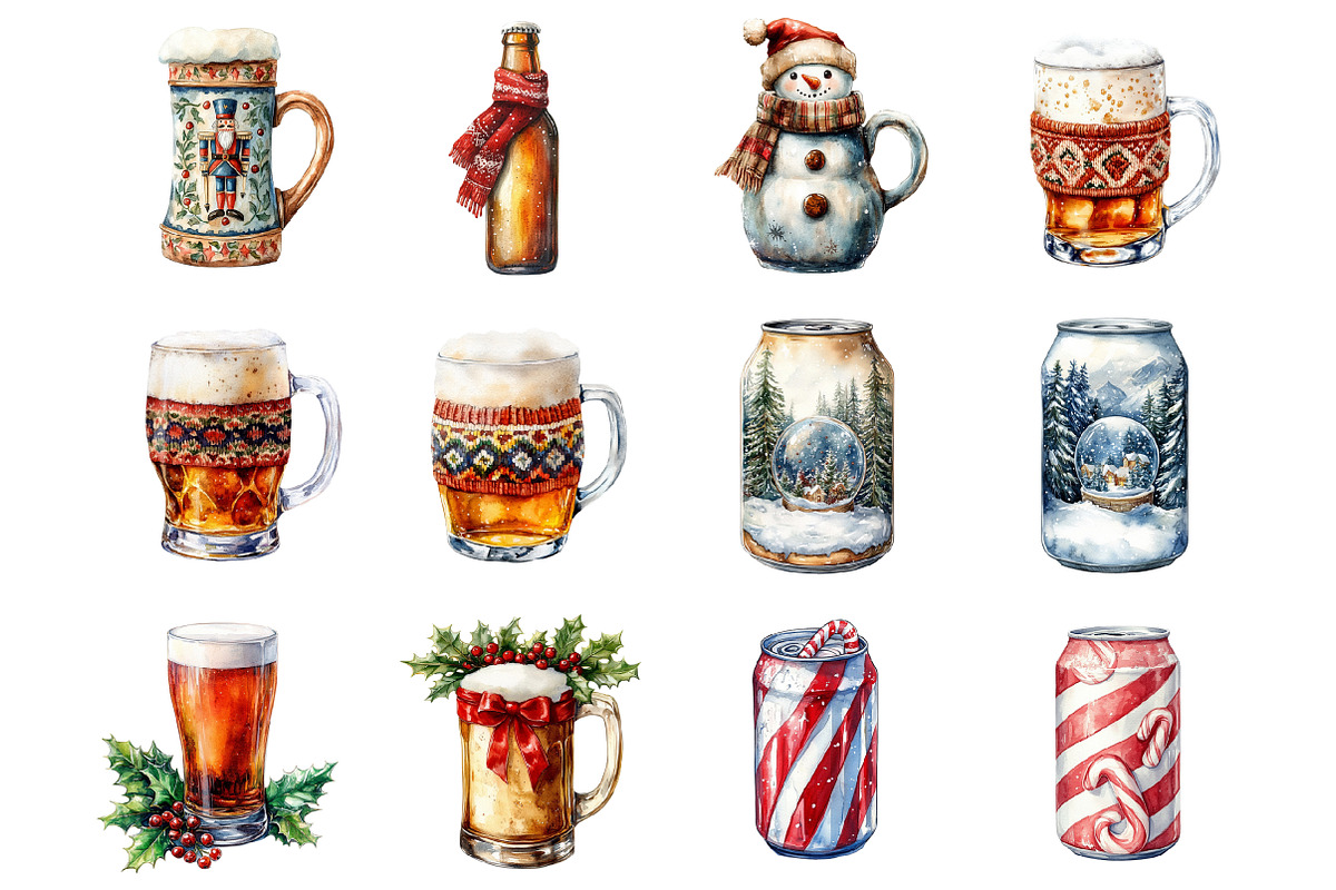 Christmas Beer Sublimation Bundle, a Graphic by CitraGraphics (Photo 2 of 4)