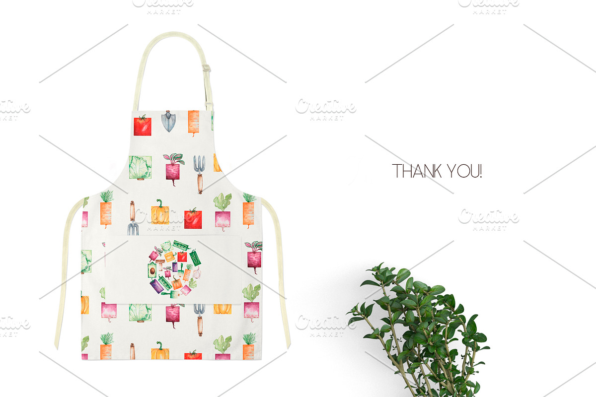 Watercolor vegetable garden, a Food Illustration by MayaNavits (Photo 10 of 10)