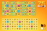75 Square Emoji Smileys, an Emoji Icon by karnofff (Thumbnail 5 of 5)