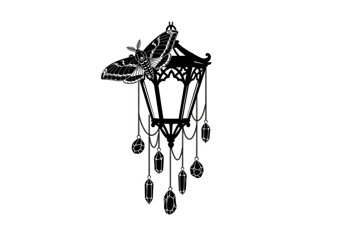 Mystical Moth Lantern Design Bundle, an Illustration by Designs_River (Photo 12 of 31)
