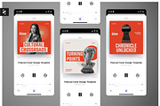 History Podcast Cover, a Social Media Template by Neermana (Thumbnail 1 of 4)