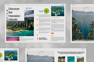 Travel Guide Brochure Template