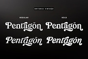 Britania Vintage, a Serif Font by Max.co Studio (Thumbnail 8 of 13)