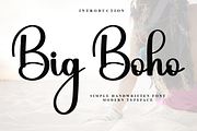 Big Boho, a Handwritten Font by InermediaSTUDIO (Thumbnail 1 of 7)
