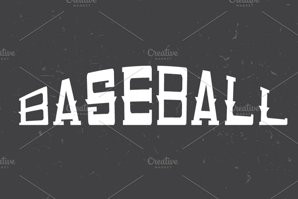 Sporty font preview 3
