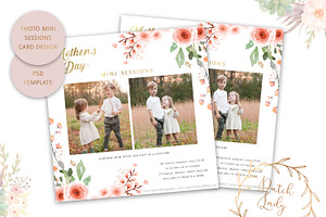 PSD Photo Session Card Template 37