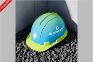 Helmet Design Mockup, a Product Mockup by Bruno's Shop