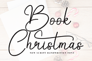 Book Christmas | Script Font, a Handwritten Font by Scratchones (Thumbnail 1 of 9)