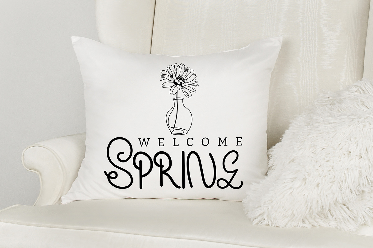 Spring Vibes Quirky Handletterd Font, a Font by CraftlabSVG (Photo 3 of 5)