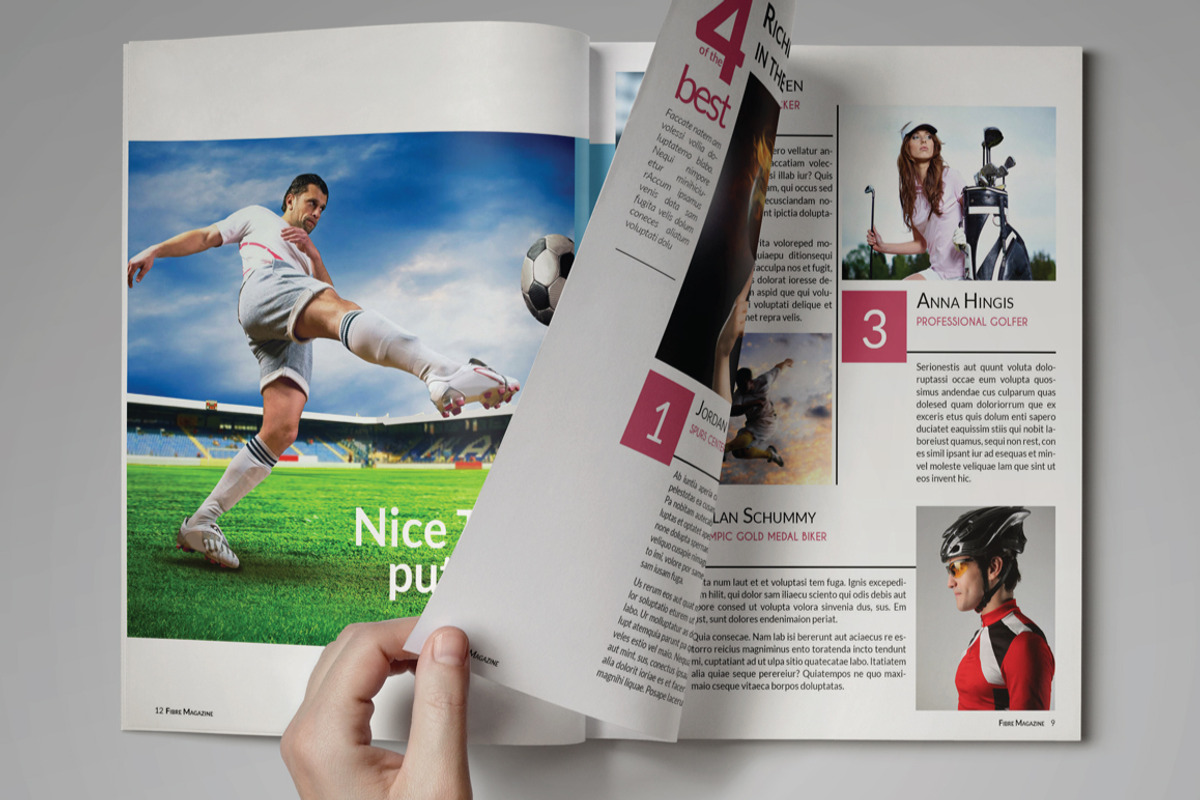 Cosmos Magazine Template, a Magazine Template by voryu