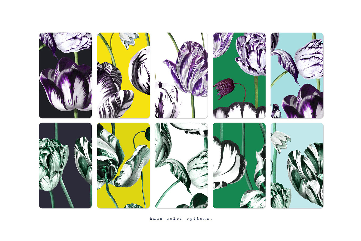Luxury Tulipan Floral Seamless Print, a Pattern Graphic by TSTUDIO (Photo 2 of 10)
