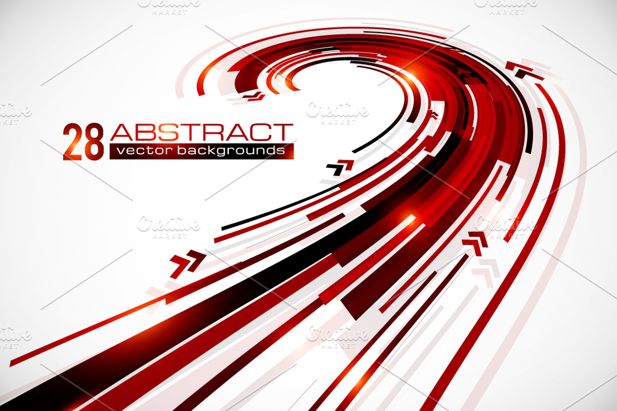 28 vector futuristic backgrounds