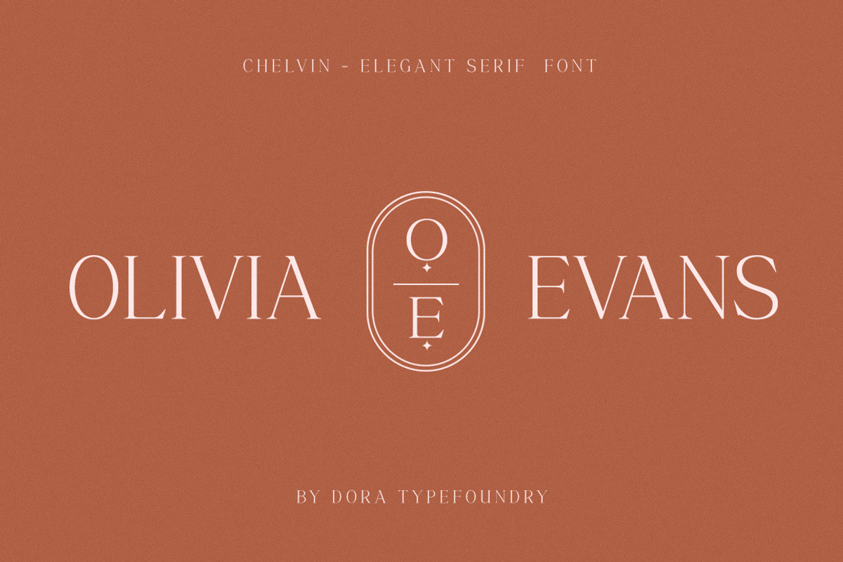 Chelvin Elegant Serif, a Serif Font by Dora Typefoundry (Photo 10 of 20)