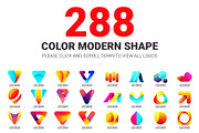 984 Modern Logo Shape, a Branding & Logo Template by Toonsteb (Thumbnail 3 of 18)