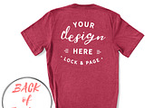 Back Of T-Shirt BC3001 Mockup Bundle, a Shirt Mockup by lock and page (Thumbnail 78 of 88)