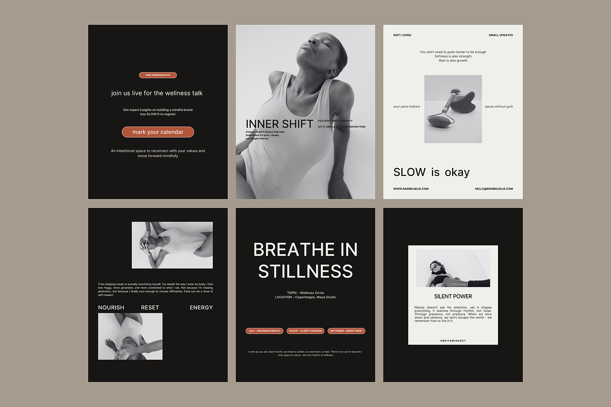 MEYA - Wellness Instagram Templates, a Social Media Template by rainbojelia (Photo 15 of 17)