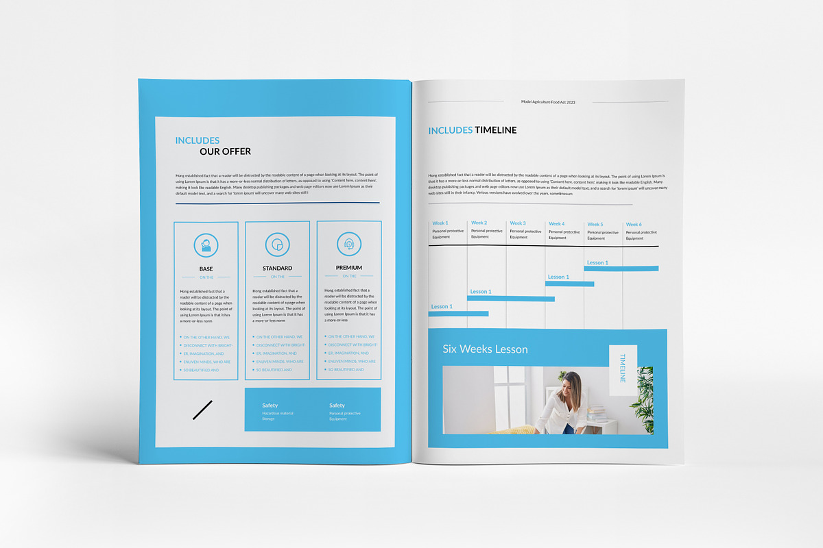 Annual Report Template | Canva, a Brochure Template by PixWork (Photo 7 of 9)