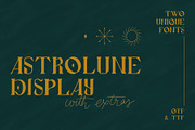 Astrolune Display - Fonts + extras, a Serif Font by Carole Chevalier (Thumbnail 1 of 11)