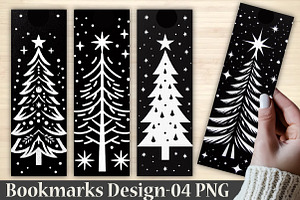 Christmas Tree Bookmark Design, an Illustration by Rose Art