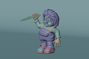 Halloween 3D Character Pack 01, a Characters & Person 3D Model by Dudukbersama (Thumbnail 2 of 5)