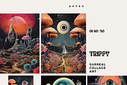 TRIPPY Retro Surreal Posters, a Decorative Illustration by Lana Elanor (Thumbnail 4 of 8)