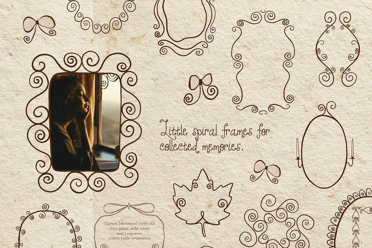 The Winding Garden Frames & Symbols, an Object Graphic by lokko studio (Photo 3 of 8)