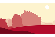 Vector Hazy Landscapes Bundle, an Illustration by BenDesigner (Thumbnail 5 of 9)