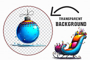 Whimsical Icy Blue Christmas Bundle, an Illustration by Libby Wishes (Thumbnail 3 of 5)