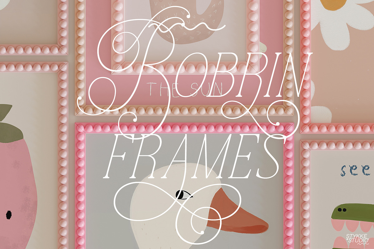 BOBBIN FRAME | playful art mockup, a Household Mockup by Stykke Studio (Photo 10 of 10)