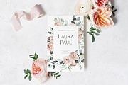 Dusty Roses Boho Watercolor, an Object Illustration by Olga Koelsch (Thumbnail 2 of 13)