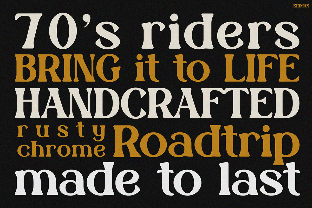 KIRMAN, a Font by Pinisi ART (Photo 8 of 10)