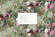 Elegance of Flowers!, a Pattern Graphic by Pink Linen (Thumbnail 3 of 11)