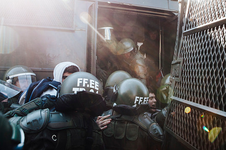 Protests in valparaiso chile featuring valparaiso, arrest, and arrested