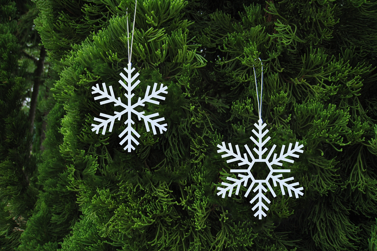 Snowflakes SVG - Snowflakes cut file, a Decorative Illustration by SharpMarketplace (Photo 2 of 3)