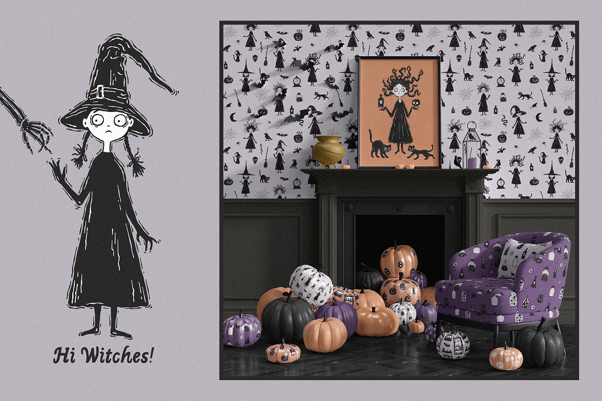 Creepy Cute Hand-Drawn Halloween, an Object Graphic by AnMark (Photo 7 of 12)
