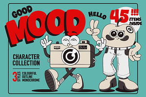 Good Mood - Character Collection, an Illustration by Alina Sh