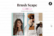 Brush scape social media graphic, a Social Media Template by Chanut is industries (Thumbnail 5 of 11)