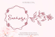 Sunrose, a Script Font by Letterafa Studio (Thumbnail 1 of 5)