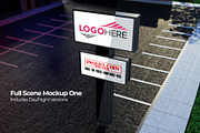 Outdoor Parking Lot Sign Mockup, a Product Mockup by IFBdesign (Thumbnail 5 of 6)