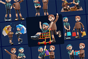 Friendship 3D Character, a Characters & Person 3D Model by orenjidesign (Thumbnail 7 of 8)
